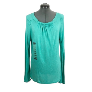 KENNETH Cole Teal Long Sleeve T-Shirt